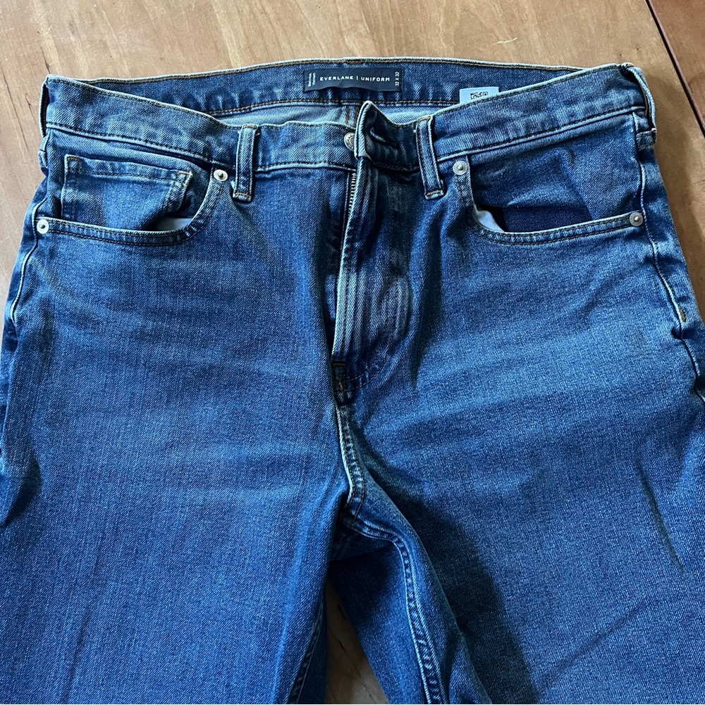 Everlane Men’s Dark Blue Straight Jeans